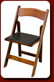 Fruitwood chair with Black Pad